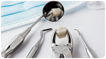 tooth and dental tools